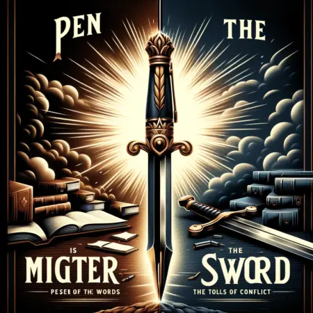 The pen Is Mightier Than The Sword