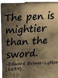 The pen Is Mightier Than The Sword: Why This is True?