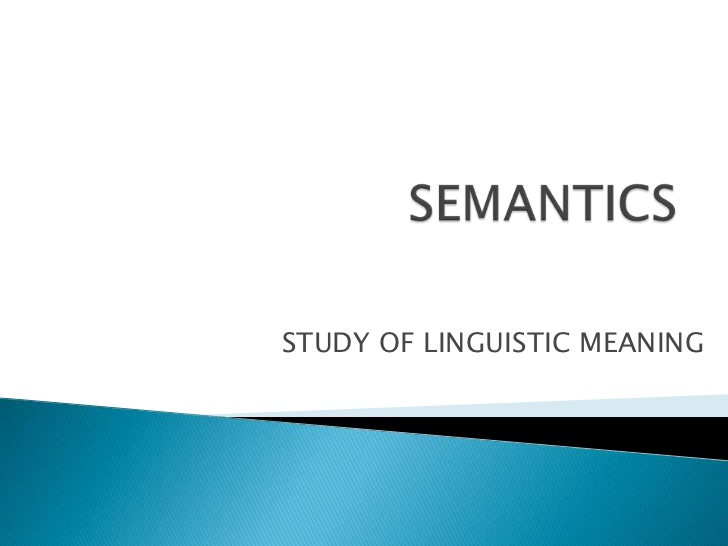 Five benefits of semantics in lingustics