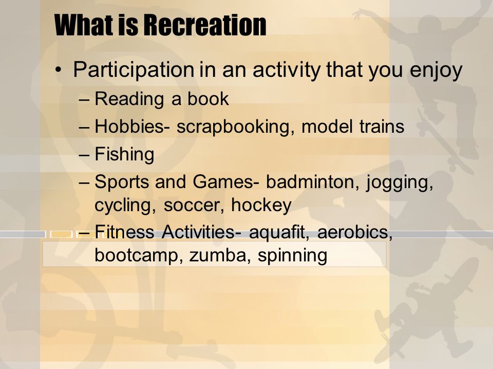 essay on recreation