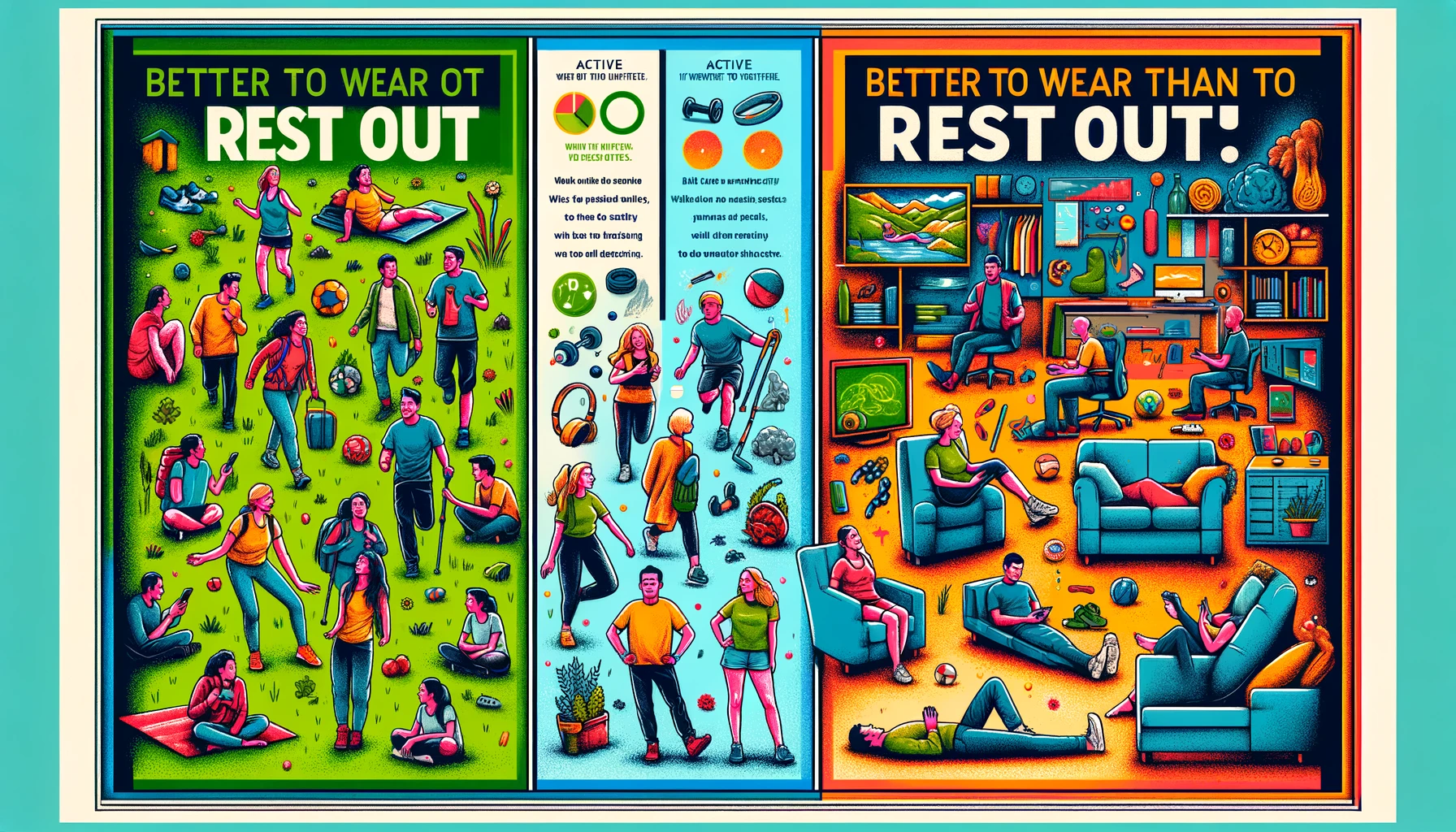 create infographic images at Better To Wear Out Than To Rest Out