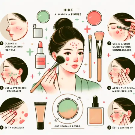 How To Hide A Pimple With Makeup