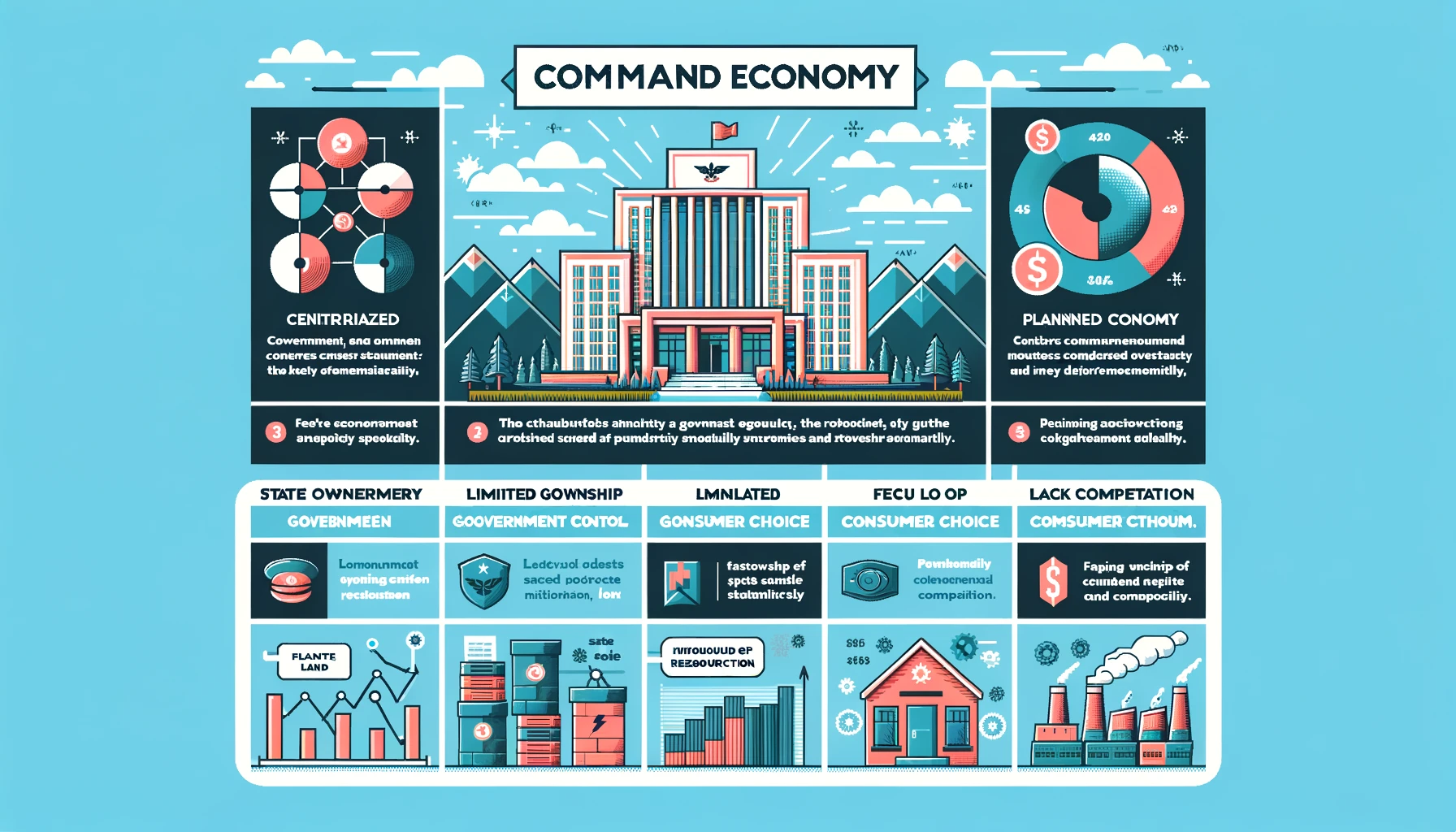 characteristics of a command economy.