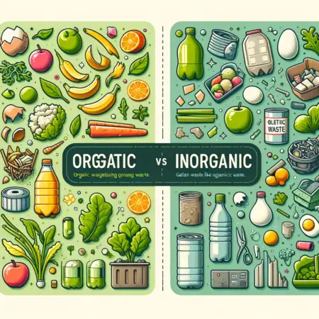 Examples of organic and inorganic waste