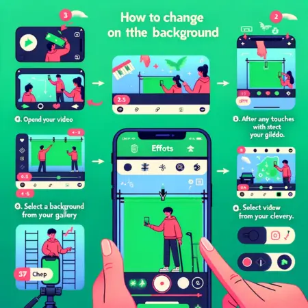 How to change the background on tiktok