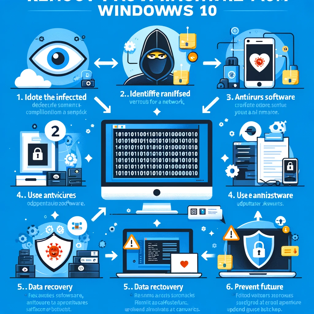 Steps to Remove Ransomware From Windows 10
Step 1: Disconnect From the Network
To prevent the ransomware from spreading further and potentially infecting other devices on your network, disconnect your Windows 10 computer from the internet immediately. Disable Wi-Fi and unplug Ethernet cables to ensure there is no network connectivity.

Step 2: Identify the Ransomware Variant
Knowing the specific ransomware variant will help you determine the best removal approach. Perform a web search using the ransom note or unique characteristics of the attack to identify the specific ransomware affecting your system.

Step 3: Utilize Anti-Malware Software
Invest in reputable anti-malware software and keep it up to date. Perform a full system scan using the software to detect and remove the ransomware from your Windows 10 system. These tools are designed to identify and eliminate various types of malware, including ransomware.

Step 4: Restore From Backup
If you have a backup of your important files stored on an external device or a cloud service, you can restore them after removing the ransomware. Make sure the backup was created before the infection occurred. This step ensures that you regain access to your files without giving in to the attacker's demands.

Step 5: Keep Your Windows 10 Updated
Regularly update your Windows 10 operating system to patch any vulnerabilities that could be exploited by ransomware. Enable automatic updates to ensure you receive the latest security patches and stay protected against emerging threats.

Conclusion
Ransomware attacks pose a significant threat to Windows 10 users, but with the right knowledge and precautions, you can effectively remove ransomware and protect your valuable files. Remember to disconnect from the network, identify the ransomware variant, use anti-malware software, restore from backups, and keep your system updated. By following these steps, you can minimize the risk of falling victim to ransomware attacks and ensure the safety of your Windows 10 system. Stay vigilant and stay protected!