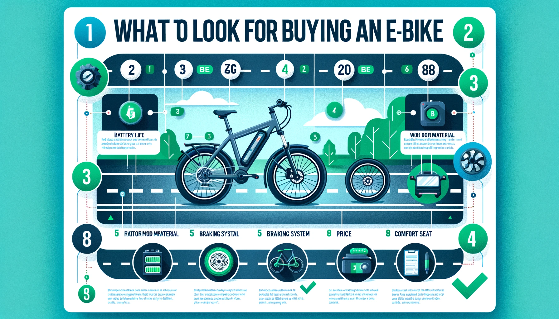 What To Look For When Buying An Ebike;Infographics