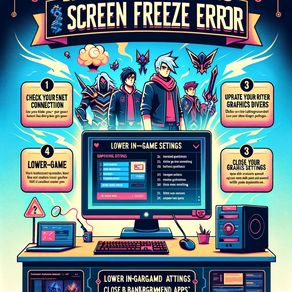 How to fix League Of Legends error 'Screen freezes'