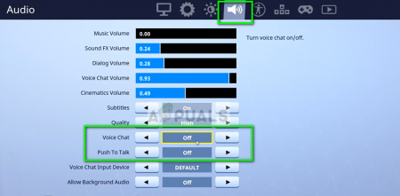 Using voice no fortnite chat when sound How To