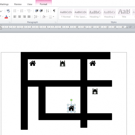 how to make a floor plan on microsoft word