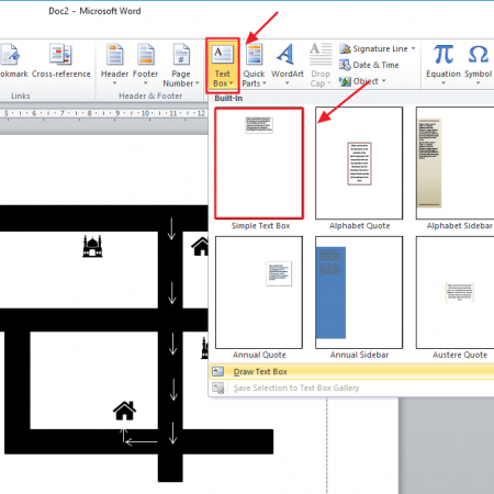 A Floor Plan On Microsoft Word