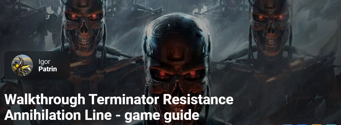 Terminator Resistance Annihilation Line Walkthrough