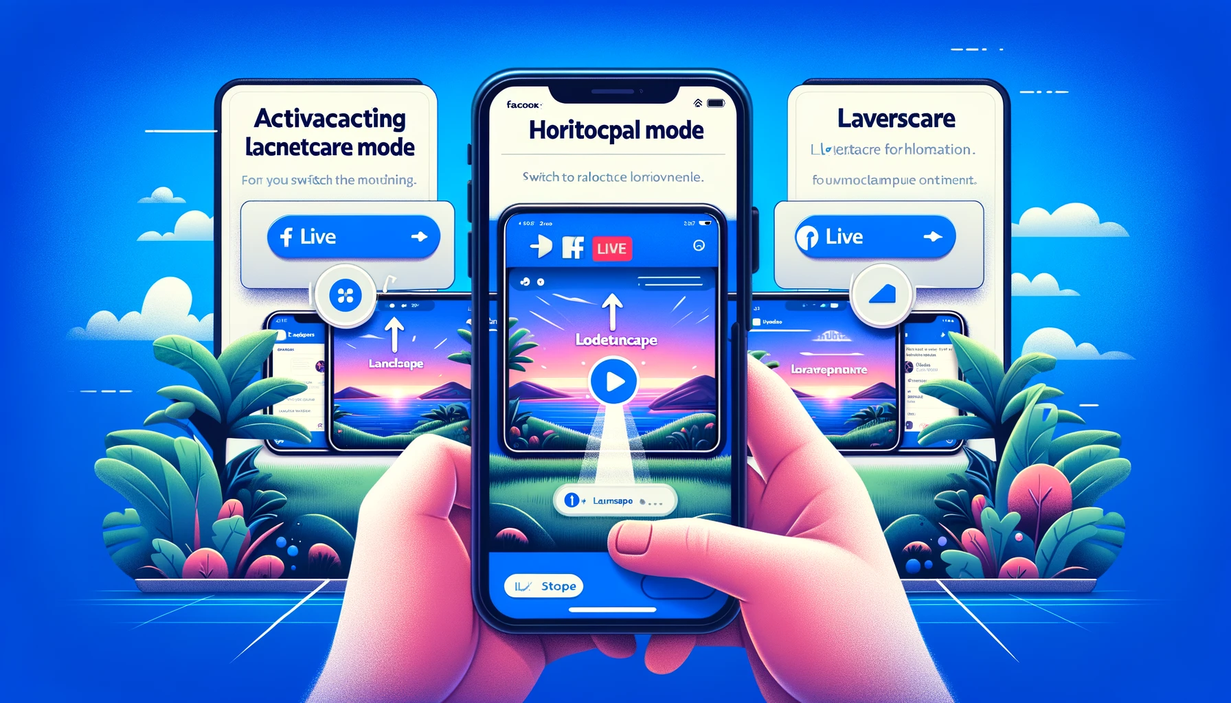 How to activate ‘horizontal mode’ on Facebook Live and stream in landscape?