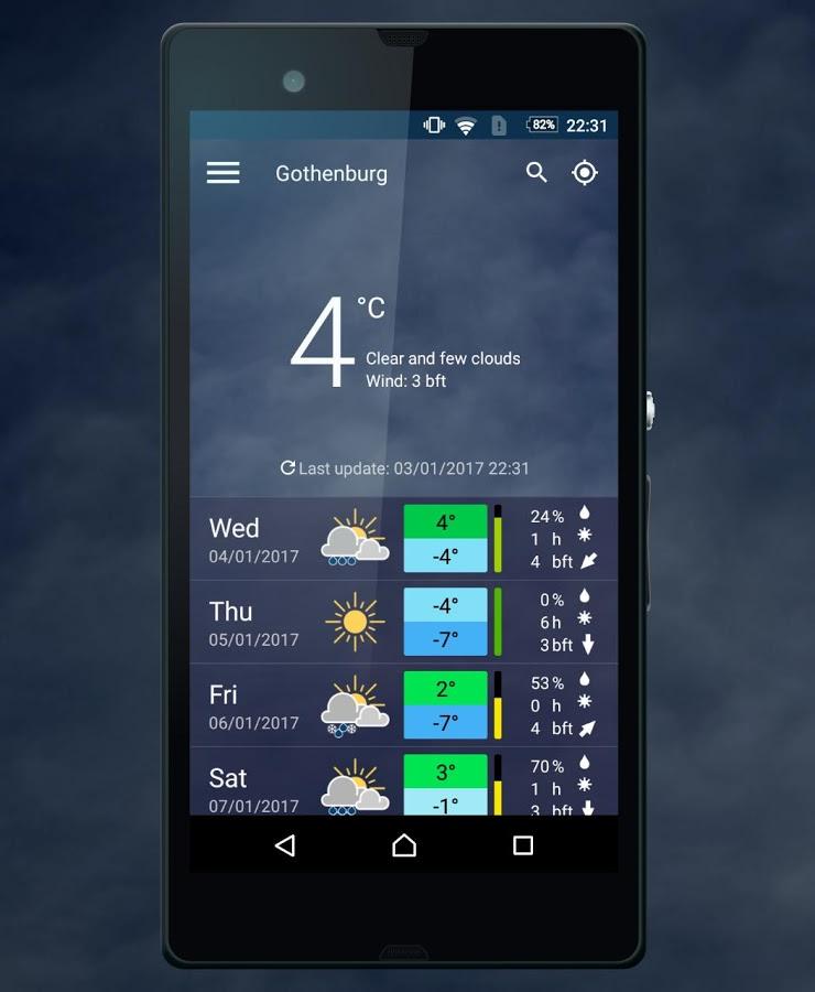 Download and install MeteoBlue on Android