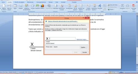 How to sign a word document without printing it