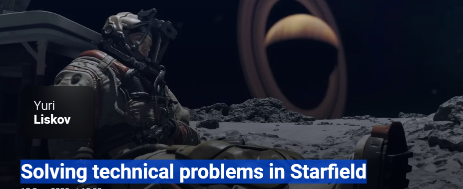 Solving technical problems in Starfield