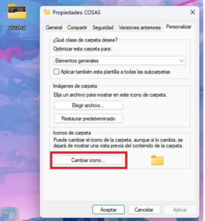 How to change the folder icon in Windows
