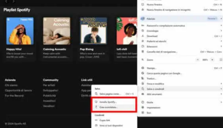 Add a shortcut to your Spotify Web PC desktop