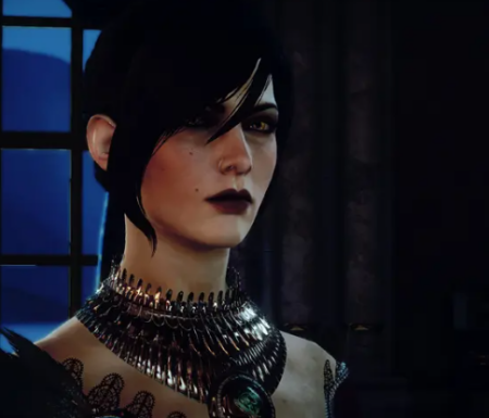 Morrigan herself offers the main character of Dragon Age Origins salvation from death through the conception of a child and the imprisonment of the Ancient God in the fruit of their lov