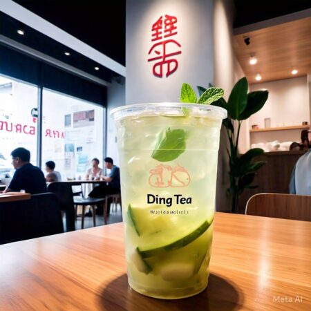 wintermelon tea at Ding Tea