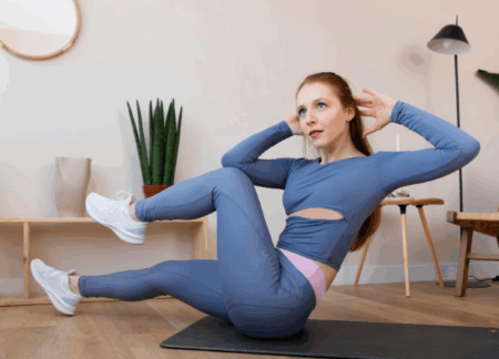 How to quickly pump up your abs